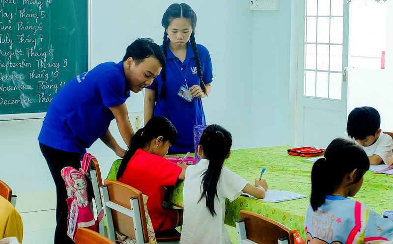 Bạn trẻ học hỏi được những bài học bổ ích về tinh thần tập thể đoàn kết, sẻ chia từ mùa hè tình nguyện.