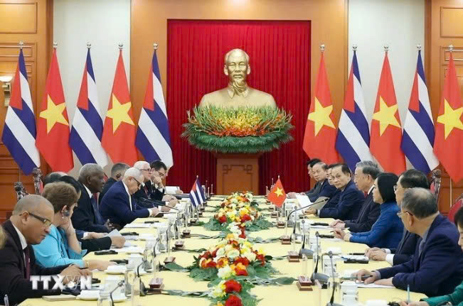 Chủ tịch Quốc hội Cuba khẳng định nước này luôn quan tâm, tạo thuận lợi cho các doanh nghiệp Việt Nam - Ảnh: TTXVN