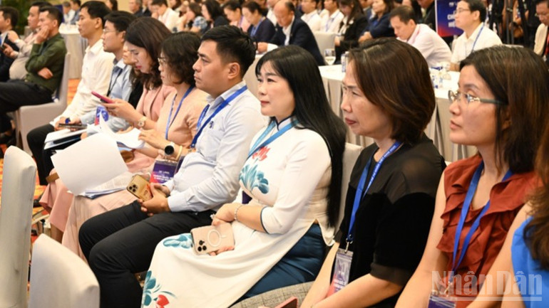 Các đại biểu tham dự Toàn cảnh kinh tế tư nhân Việt Nam 2025. (Ảnh: TRẦN HẢI)

