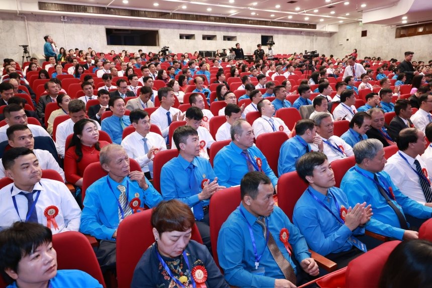 Các đại biểu tham dự Đại hội thi đua yêu nước.