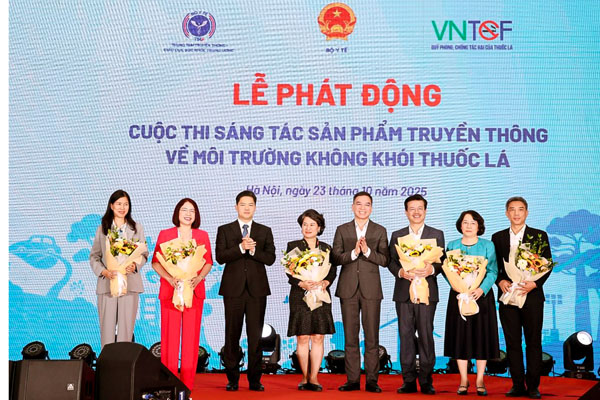 Lễ phát động Cuộc thi “Sáng tác sản phẩm truyền thông về môi trường không khói thuốc lá”.

