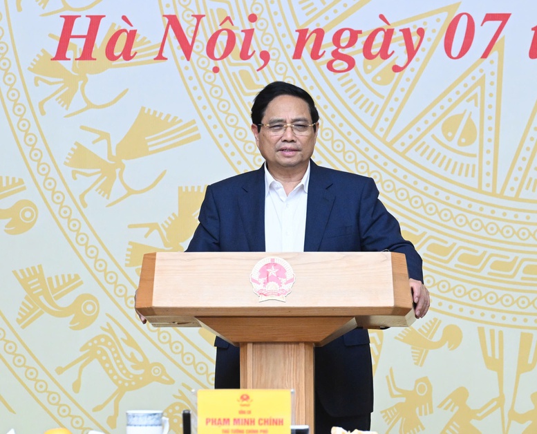 Thủ tướng Phạm Minh Chính đề nghị các cơ quan truyền thông tích cực tăng cường thông tin về chống khai thác IUU - Ảnh: VGP/Nhật Bắc
