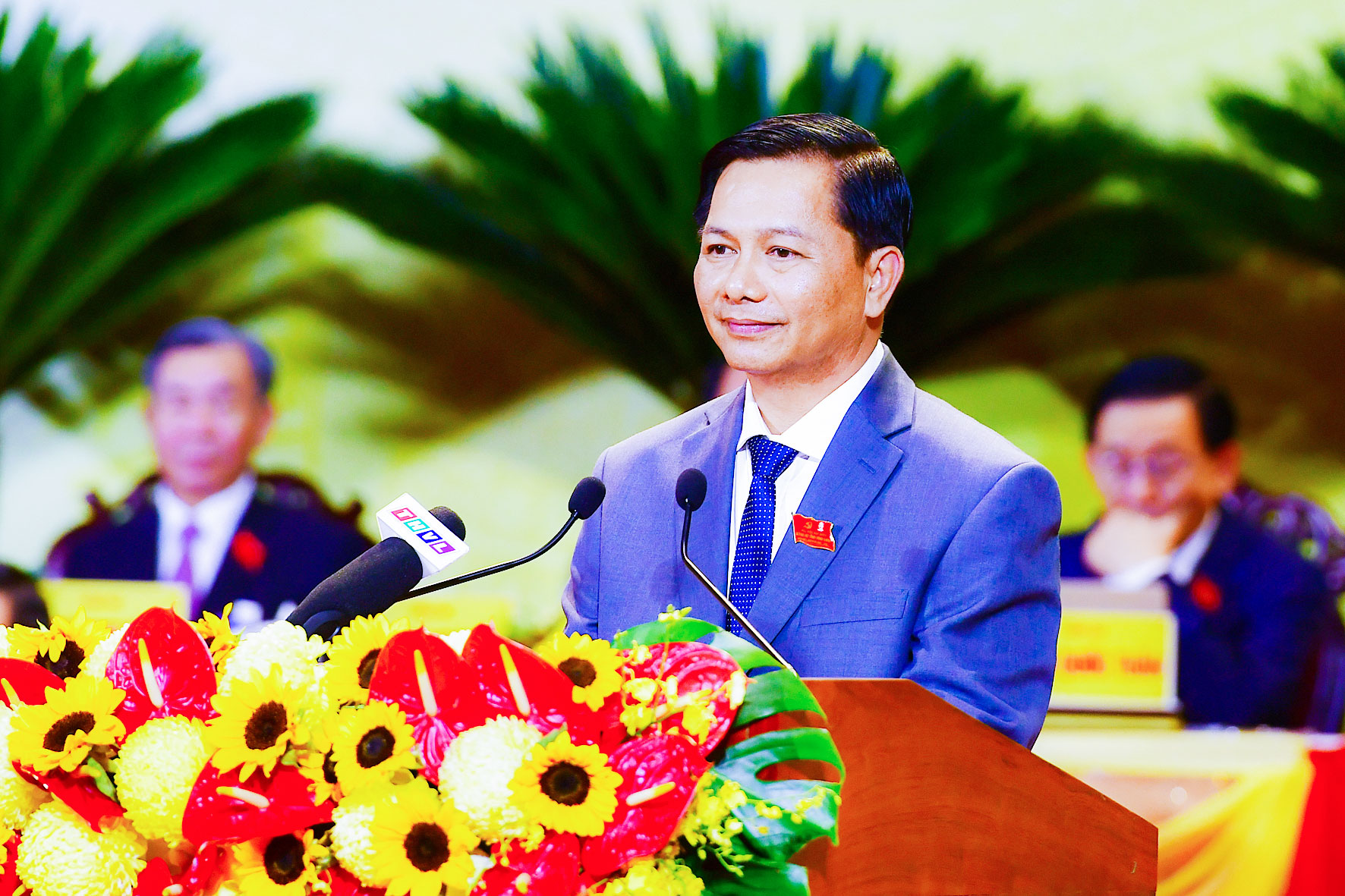 Đồng chí Trần Văn Lâu giữ chức Bí thư Tỉnh ủy Vĩnh Long, nhiệm kỳ 2025-2030. Ảnh: BÁ THI