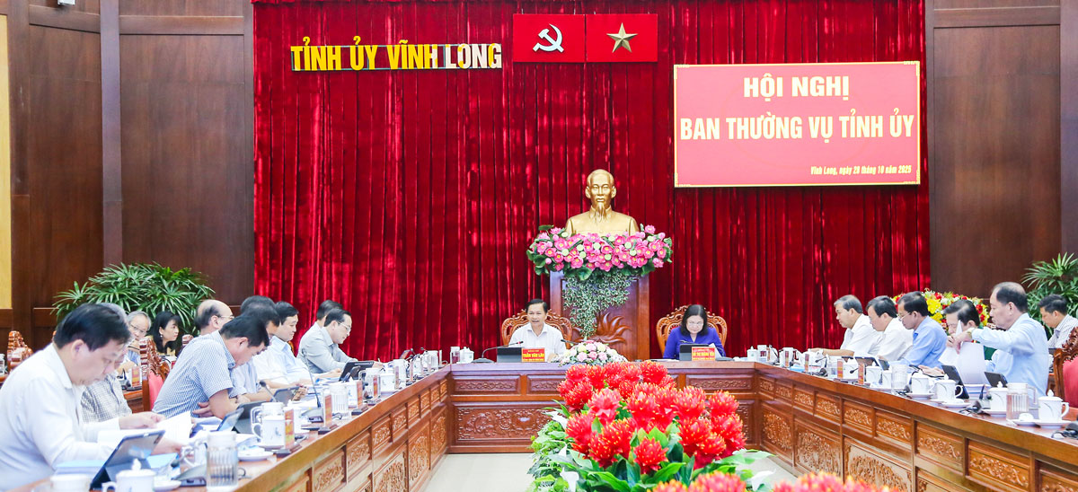 Vĩnh Long: Ban Thường vụ Tỉnh ủy cho ý kiến các nội dung trình kỳ họp chuyên đề lần thứ 2, HĐND tỉnh khóa X  Ban Thường vụ Tỉnh ủy cho ý kiến các nội dung trình kỳ họp chuyên đề lần thứ 2, HĐND tỉnh khóa X.