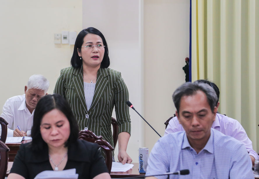 Đại biểu đóng góp ý kiến về kế hoạch tổ chức Tết Quân dân năm 2026.