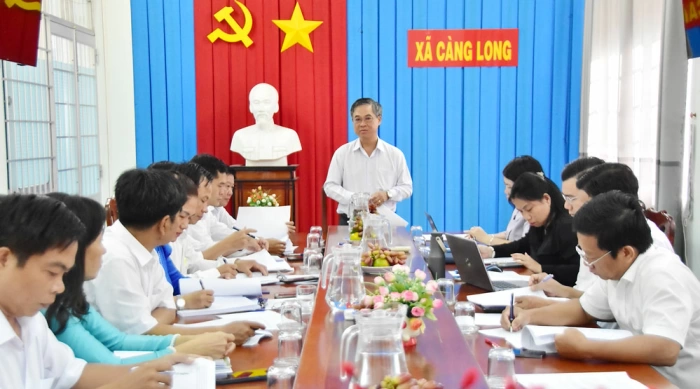 Càng Long tập trung tháo gỡ khó khăn, đẩy nhanh tiến độ giải ngân vốn đầu tư công