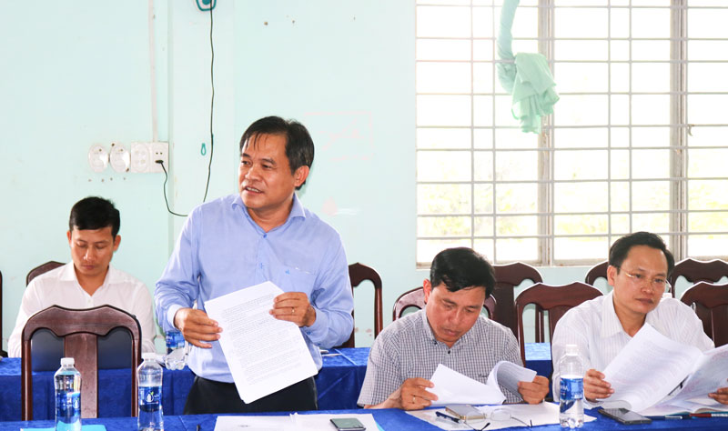  Đại diện lãnh đạo các sở, ngành tỉnh giải trình làm rõ, hướng dẫn địa phương thực hiện trong thời gian tới.
