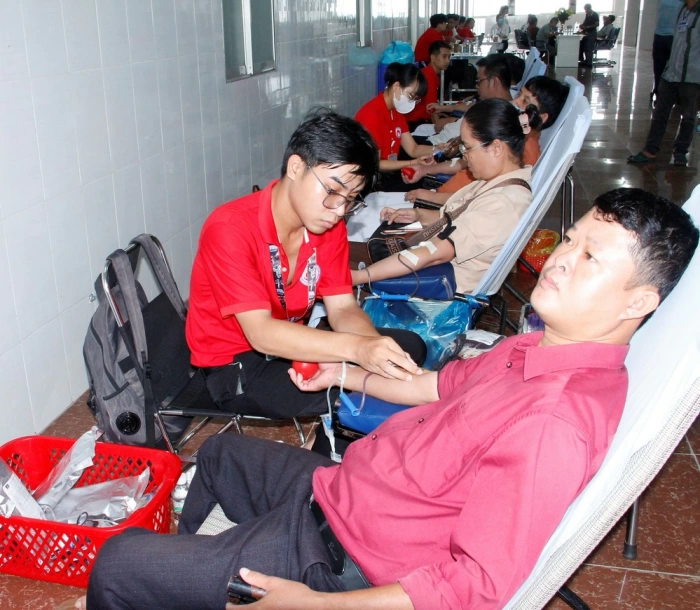 BVĐK Triều An- Loan Trâm hiến máu tình nguyện trên 140 đơn vị máu