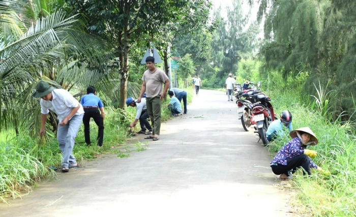 Tân Xuân quyết tâm về đích xây dựng xã nông thôn mới
