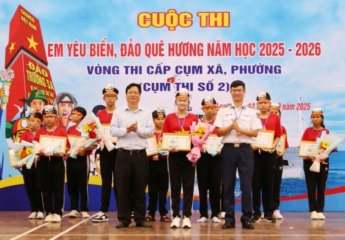 Học sinh Huỳnh Hà Hải Nguyên đoạt giải Nhất cuộc thi “Em yêu biển, đảo quê hương”