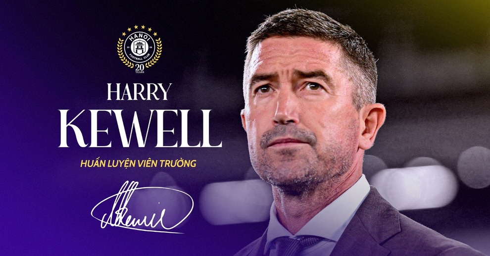 HLV Harry Kewell ngồi “ghế nóng” CLB Hà Nội (Ảnh: Hà Nội FC).