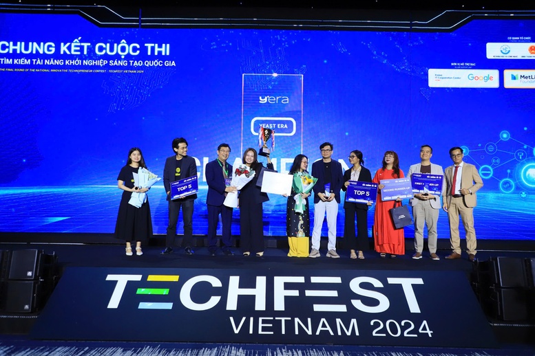 Chung kết cuộc thi Tìm kiếm Tài năng Khởi nghiệp sáng tạo Quốc gia Techfest Việt Nam năm 2024 - Ảnh: VGP

