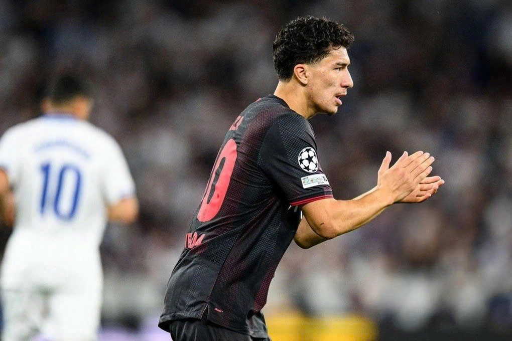 Ibrahim Maza khoác áo Leverkusen thi đấu ở Bundesliga và Champions League mùa này (Ảnh: Getty).

