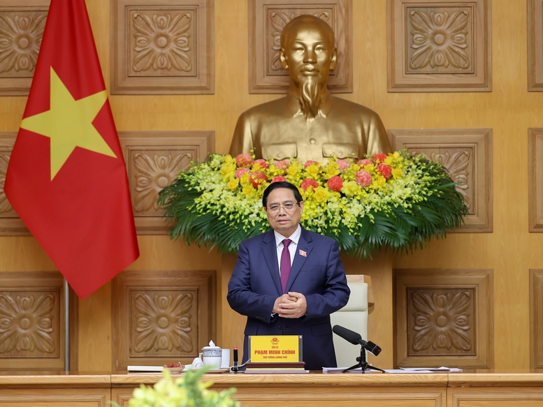 Thủ tướng Phạm Minh Chính yêu cầu thống nhất ngày tổ chức Đại hội Thi đua yêu nước toàn quốc lần thứ XI vào nửa đầu tháng 12/2025 - Ảnh: VGP/Nhật Bắc

