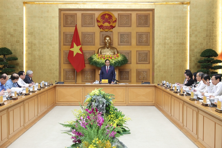 Thủ tướng Chính phủ Phạm Minh Chính, Chủ tịch Hội đồng Thi đua - Khen thưởng Trung ương chủ trì Phiên họp thứ 14 của Hội đồng - Ảnh: VGP/Nhật Bắc

