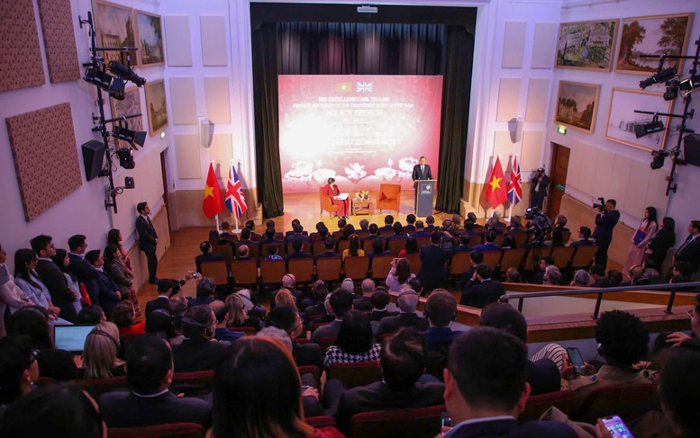 Tổng Bí thư Tô Lâm phát biểu chính sách tại Đại học Oxford.