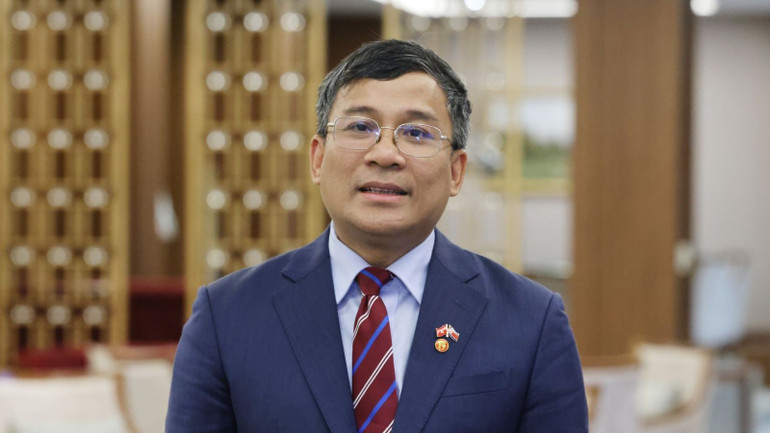 Thứ trưởng Thường trực Ngoại giao Nguyễn Minh Vũ. (Ảnh: Bộ Ngoại giao)