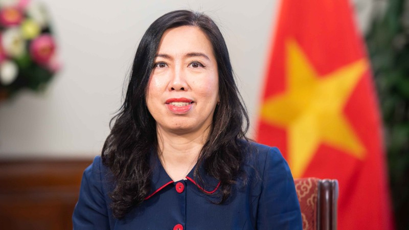 Thứ trưởng Ngoại giao Lê Thị Thu Hằng. (Ảnh: Báo Thế giới và Việt Nam)