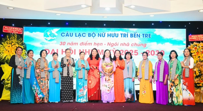 Câu lạc bộ Nữ hưu trí Bến Tre đại hội nhiệm kỳ 2025-2030