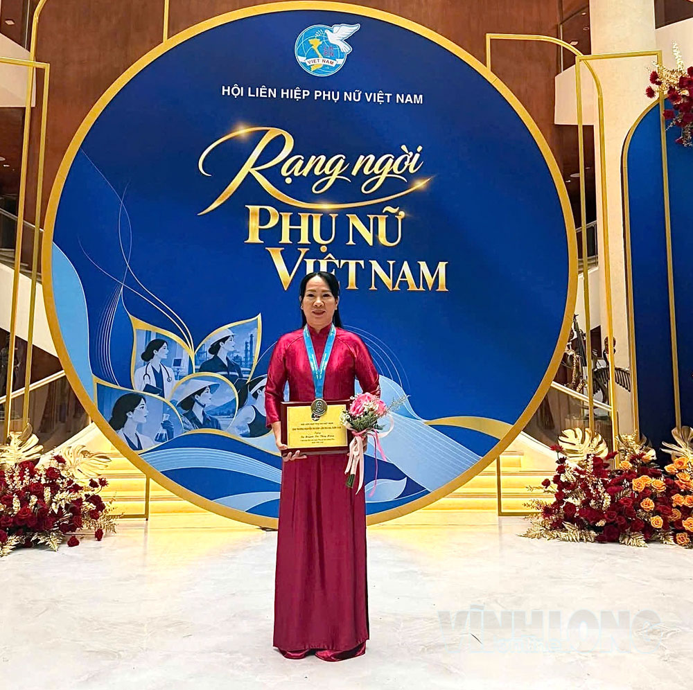 Bà Huỳnh Thị Thúy Hằng vinh dự nhận Giải thưởng Nguyễn Thị Định lần thứ hai, năm 2026.

