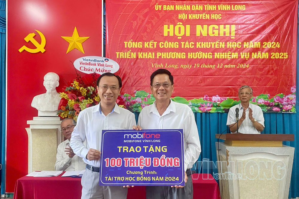 Hội Khuyến học tỉnh luôn được sự đồng hành, hỗ trợ từ công ty, doanh nghiệp, đơn vị trong và ngoài tỉnh.

