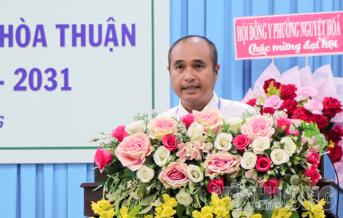 Ông Thạch Thành Triệu được bầu giữ chức Chủ tịch Hội Đông y phường Hòa Thuận, nhiệm kỳ 2026 - 2031.