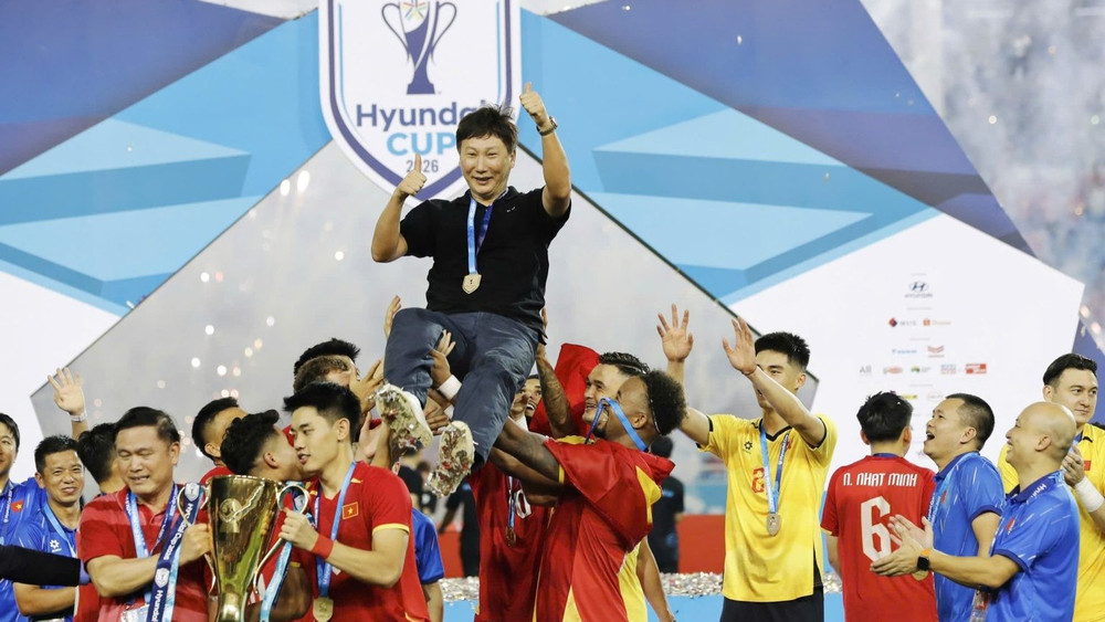 Đội tuyển bóng đá nam Việt Nam hai lần vô địch ASEAN Cup. (Ảnh: VFF)
