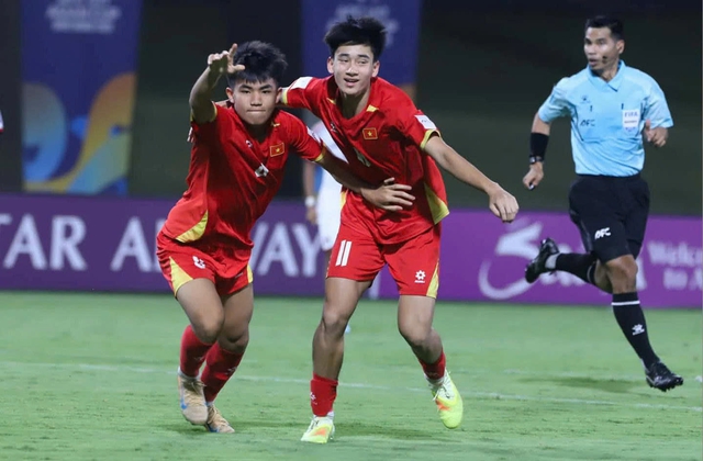 U.17 Việt Nam có những trận đấu đầy chất lượng trước khi tham dự VCK U.17 World Cup vào cuối năm nay.
ẢNH: VFF