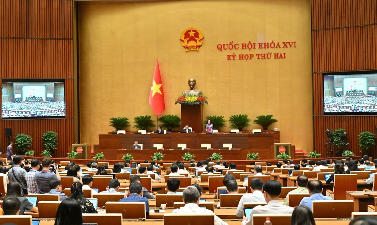 Kỳ họp thứ 2, Quốc hội khóa XVI sáng nay 26/10 - Ảnh: chinhphu.vn/Nhật Bắc

