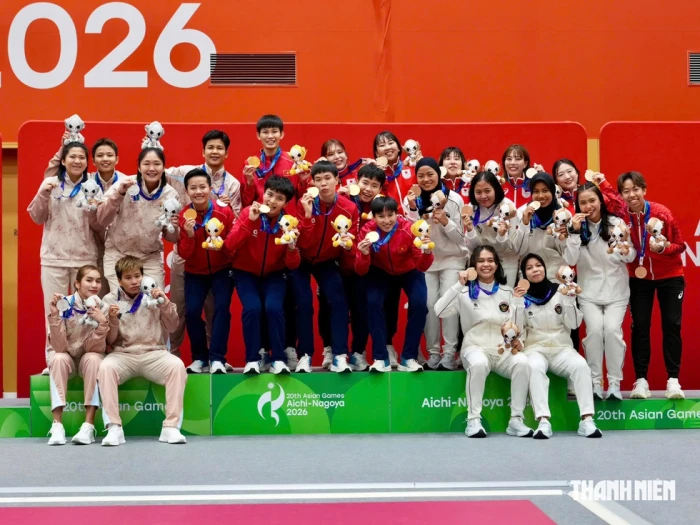 Bảng xếp hạng huy chương ASIAD 20: Việt Nam tốp 20, Trung Quốc sừng sững tốp 1 với 169 HCV