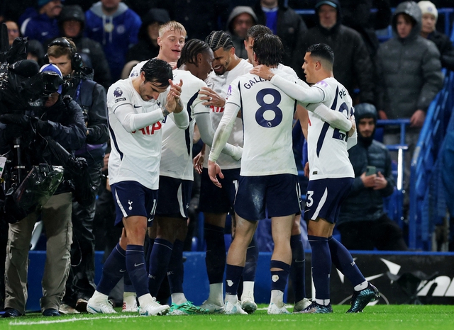 Tottenham có trận thắng bất ngờ trên sân Chelsea dù có phong độ không quá cao. ẢNH: REUTERS