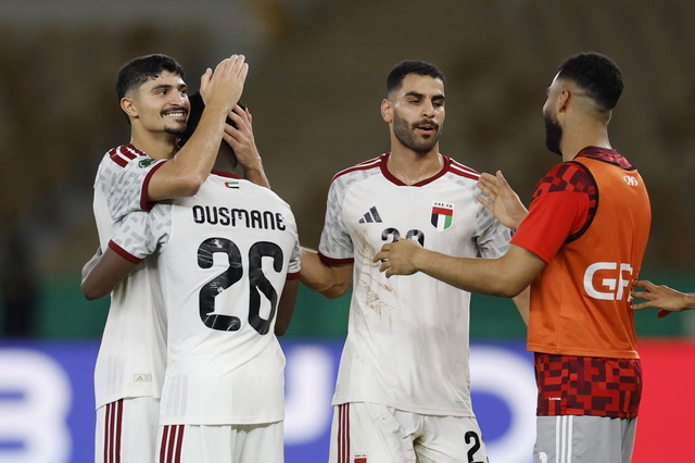 Đội tuyển UAE là một trong những đội mạnh ở Tây Á. ẢNH: REUTERS