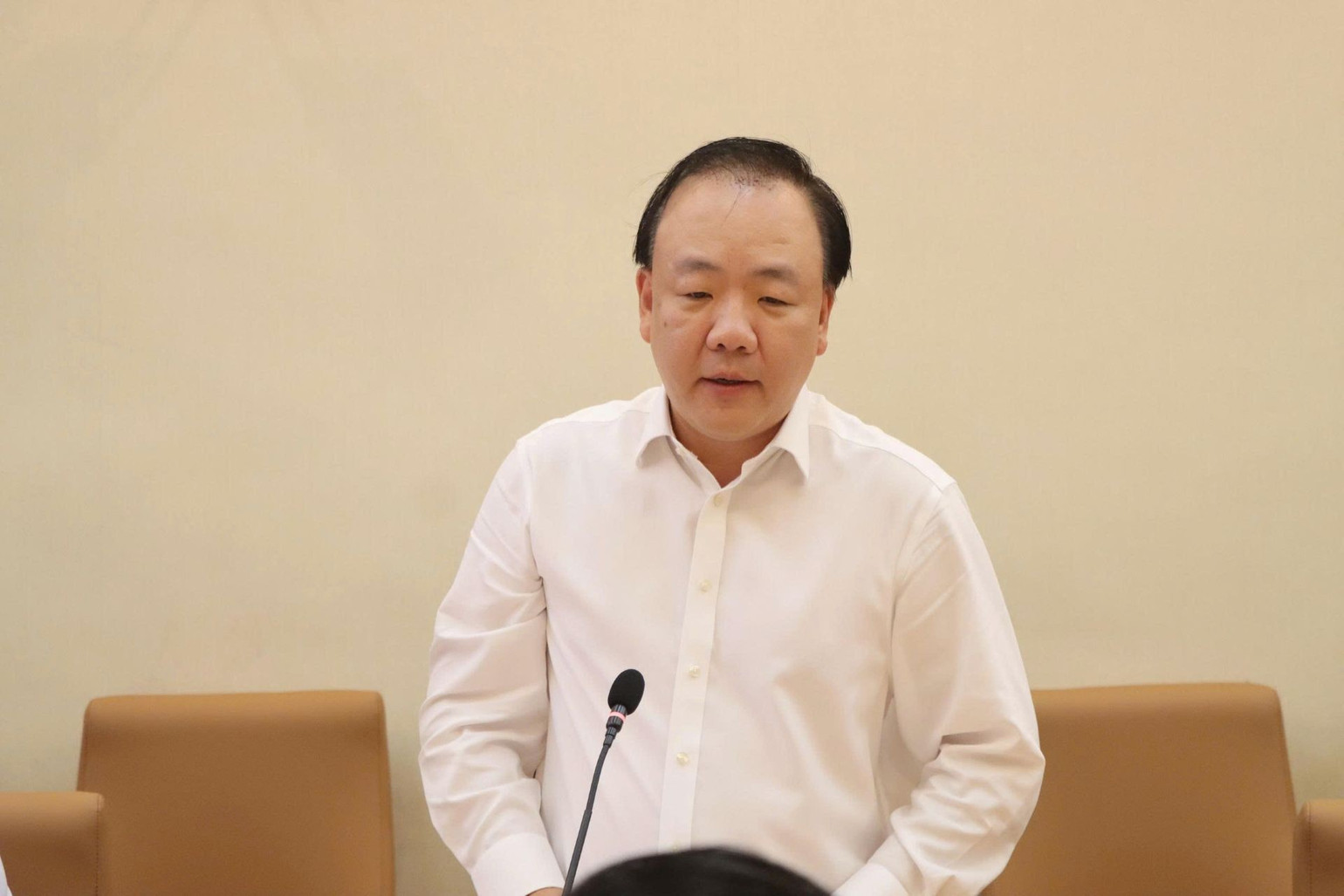 Ông Trần Hữu Linh, Cục trưởng Cục Quản lý và Phát triển thị trường trong nước.
