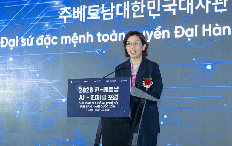 Đại sứ Hàn Quốc tại Việt Nam Lee Miyon phát biểu tại Diễn đàn - Ảnh: chinhphu.vn

