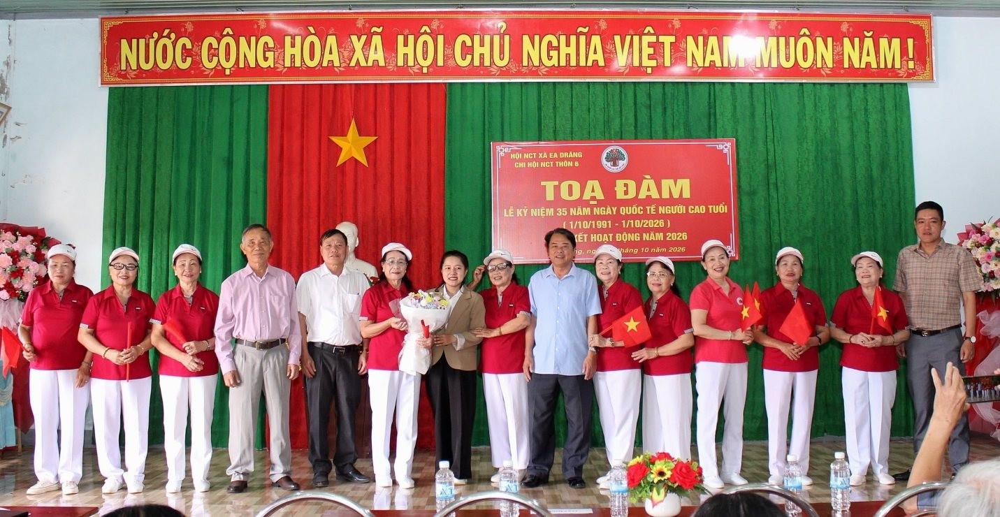 Nhiều hoạt động ý nghĩa được tổ chức nhân kỷ niệm 35 năm Ngày Quốc tế Người cao tuổi (1/10/1991-1/10/2026) và Tháng hành động vì người cao tuổi Việt Nam năm 2026. (Ảnh: THÚY QUỲNH)

