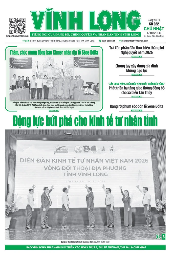 Mời bạn đọc xem báo in số 322 chủ nhật ngày 4/10/2026