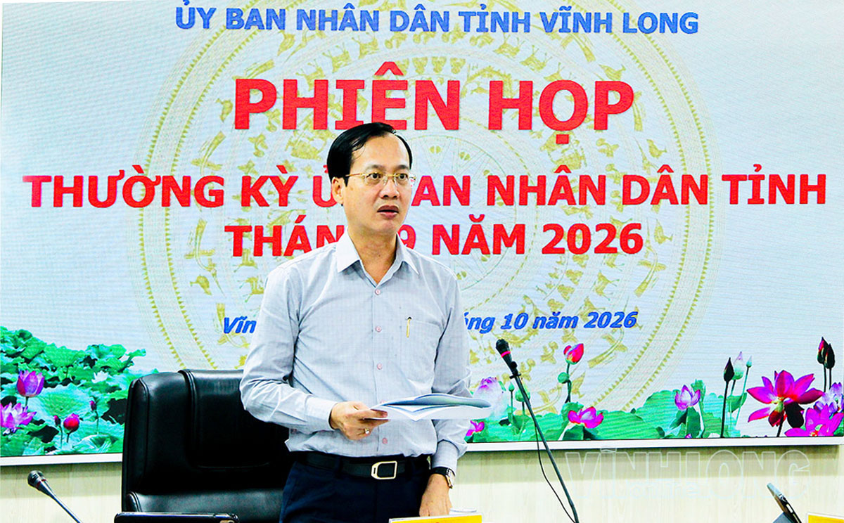 Đồng chí Trần Trí Quang- Phó Bí thư Tỉnh ủy, Chủ tịch UBND tỉnh phát biểu kết luận tại cuộc họp.