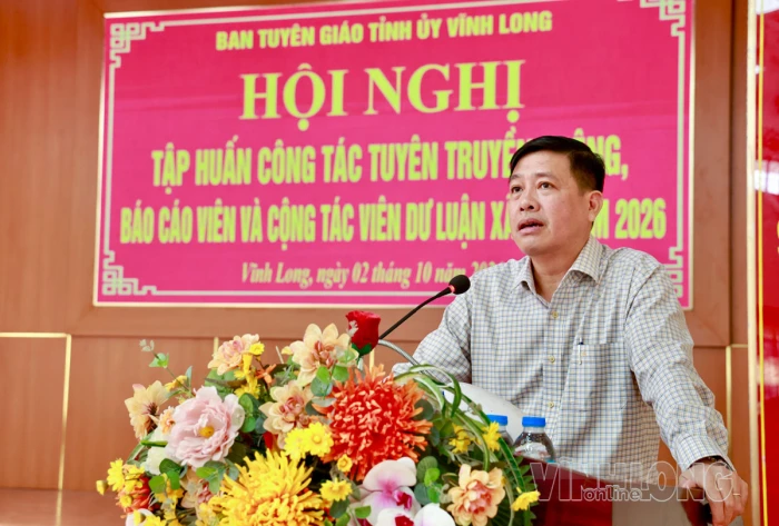 Tập huấn công tác tuyên truyền miệng, báo cáo viên và cộng tác viên dư luận xã hội năm 2026