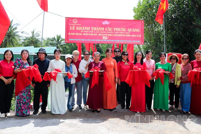 Xã Thạnh Phước khánh thành cầu Phước Quang