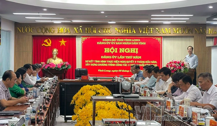 Đảng ủy UBND tỉnh sơ kết tình hình thực hiện Nghị quyết của Đảng ủy 9 tháng đầu năm