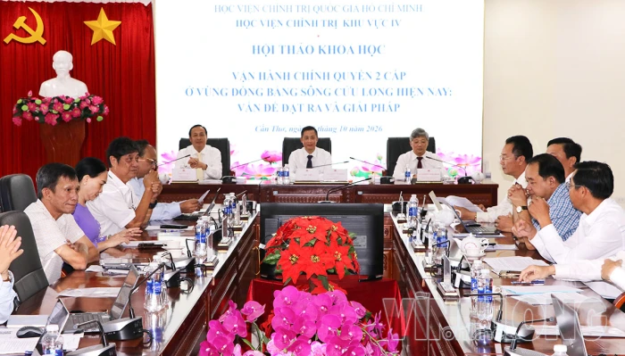 Hội thảo khoa học “Vận hành chính quyền 2 cấp ở vùng ĐBSCL hiện nay: Vấn đề đặt ra và giải pháp”