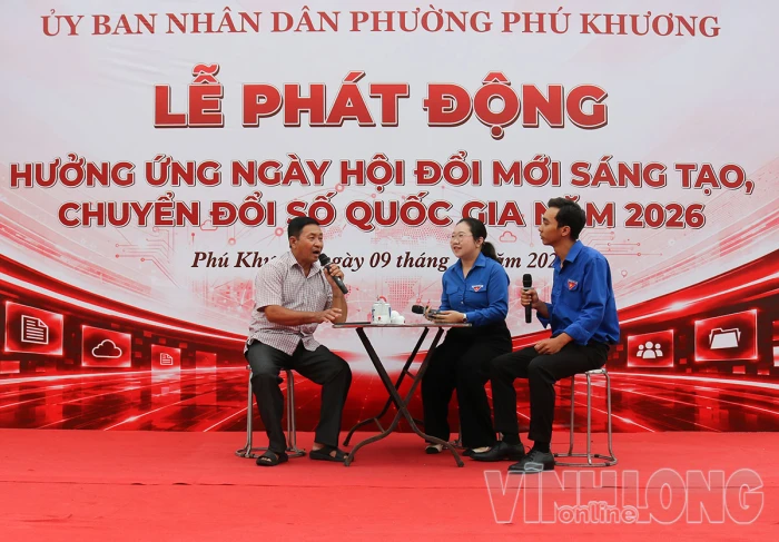 Phú Tân và Phú Khương phát động hưởng ứng Ngày Chuyển đổi số quốc gia năm 2026