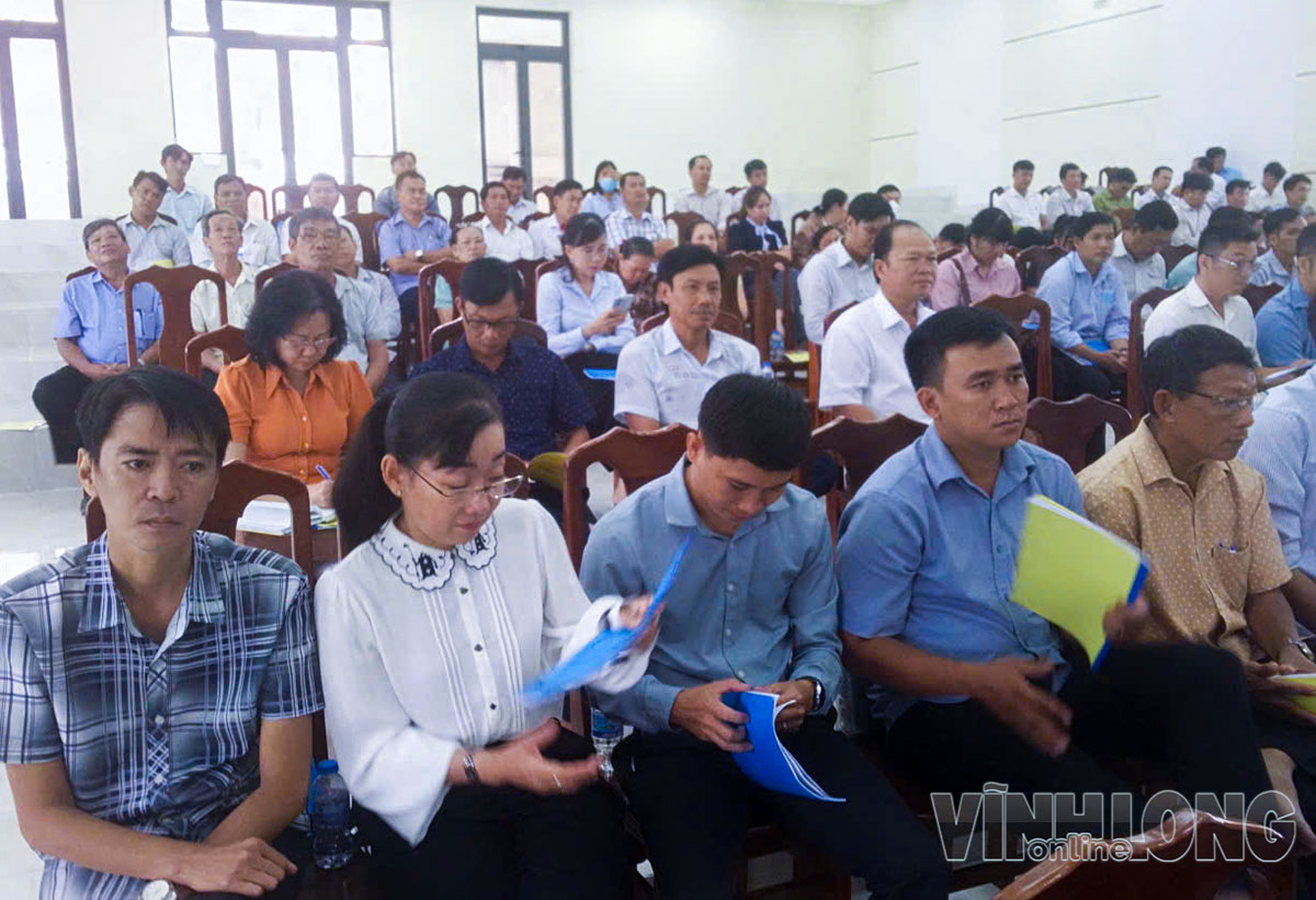 Đại biểu tham dự tập huấn.