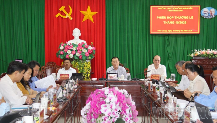 Thường trực HĐND tỉnh tổ chức phiên họp thường lệ tháng 10/2026