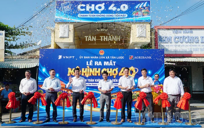 VNPT ra mắt mô hình “Chợ 4.0” tại Chợ Tân Thành