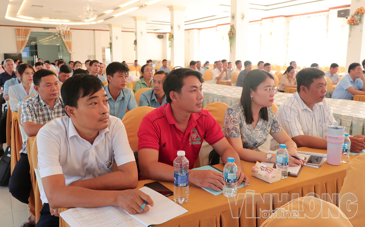 Học viên tham dự tập huấn.