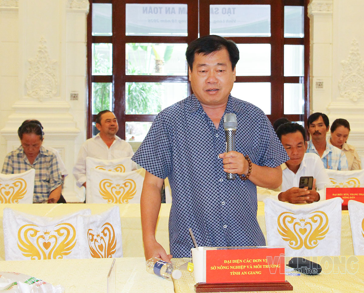 Đại diện nông dân, HTX phát biểu tại diễn đàn.