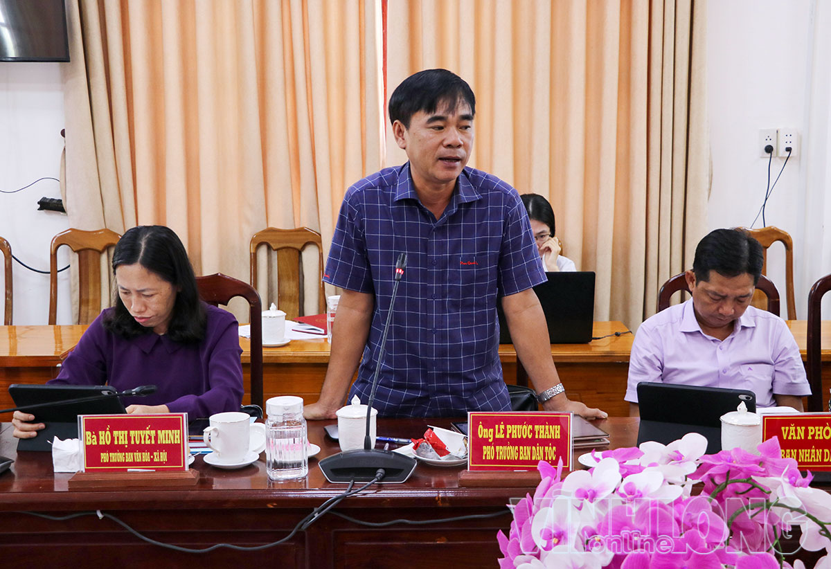 Đại biểu tham gia đóng góp ý kiến thẩm tra.