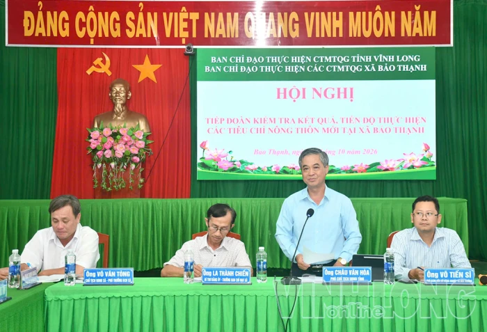 Xã Bảo Thạnh cần xem chương trình xây dựng NTM là nhiệm vụ chính trị quan trọng và thường xuyên