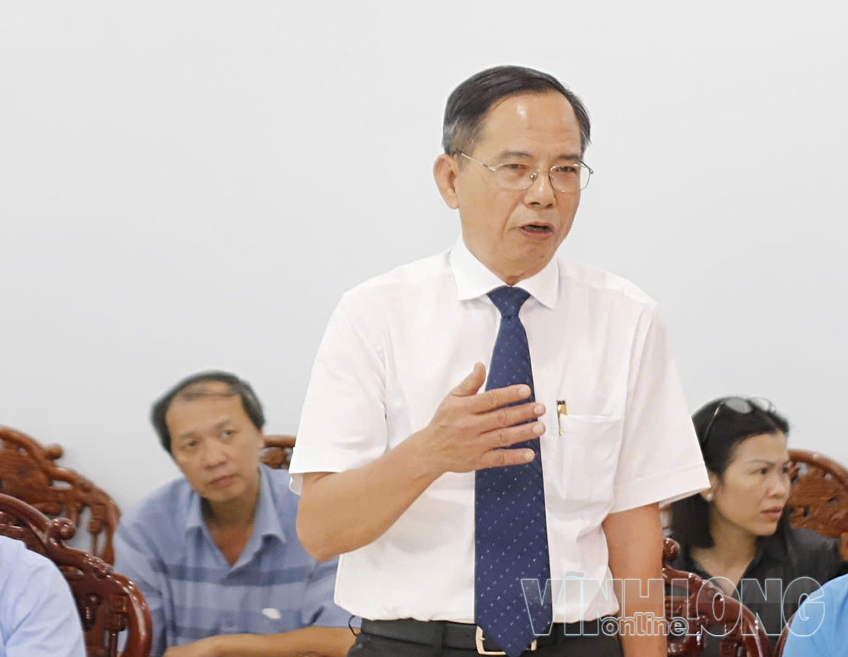 Đại diện lãnh đạo DN phát biểu ý kiến tại buổi họp mặt.